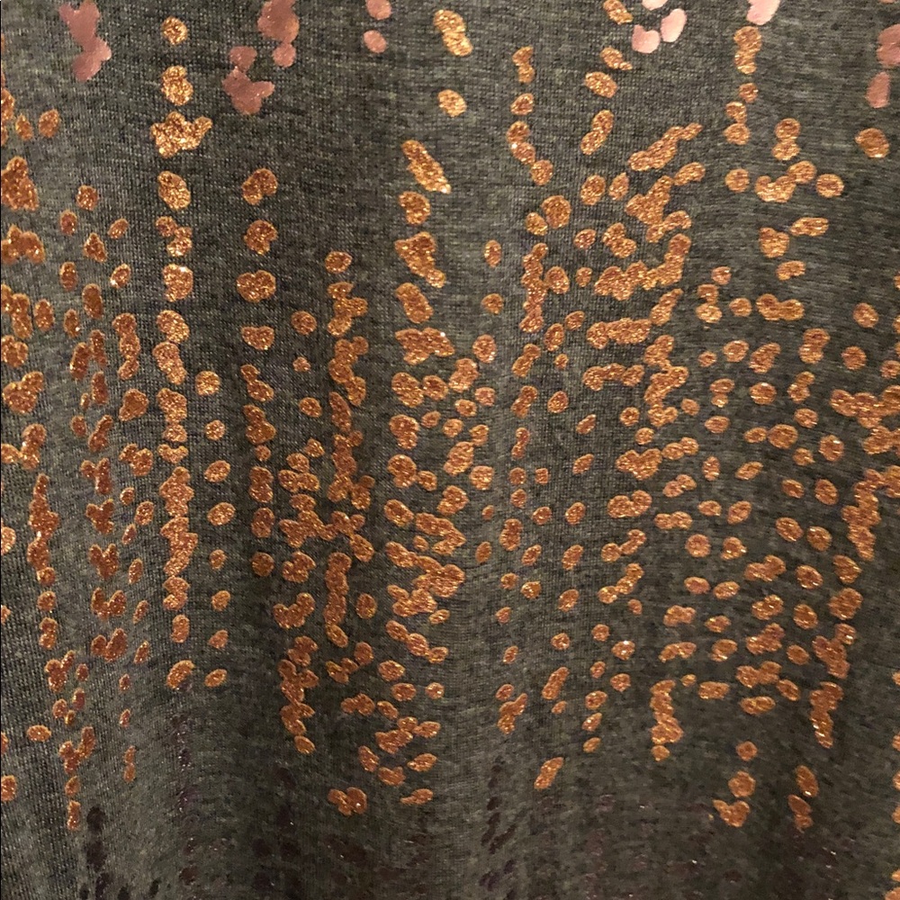 Apt. 9 Charcoal Short-Sleeve Tee with Glittery Print - Picture 5 of 12